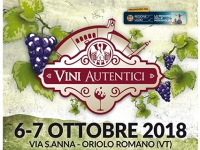 I nostri vini a Vini Autentici a Oriolo Romano (6-7 ottobre)